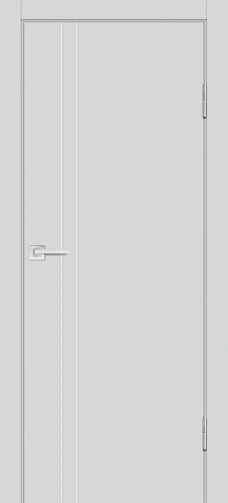 Фото Межкомнатная дверь P-20 AL  молдинг Сапфир матовый