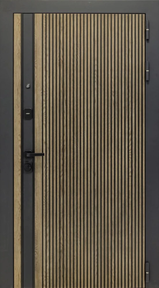 Входная дверь ДвериПРО Rosna ФЛ-700 (10мм, ясень белый) DPRO198012 внешняя сторона