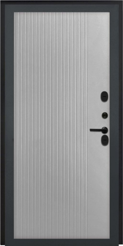 Входная дверь ДвериПРО Модель L-48 ФЛ-790 Velutto Grigio DPRO196829 внутренняя сторона